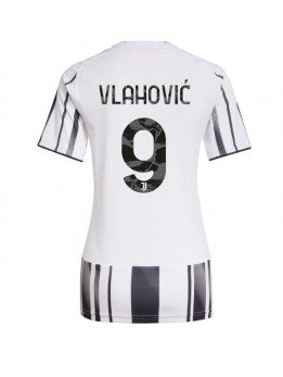Juventus Dusan Vlahovic #9 Heimtrikot für Frauen 2025-26 Kurzarm Juventus Dusan Vlahovic #9 Heimtrikot für Frauen 2025-26 Kurzarm